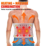 Inflatable Vibration Massage Lumbar Support Belt