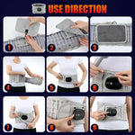 Inflatable Vibration Massage Lumbar Support Belt